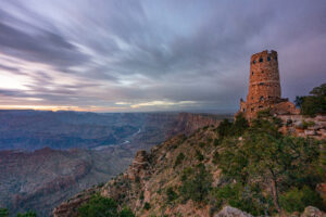 an old watchtower